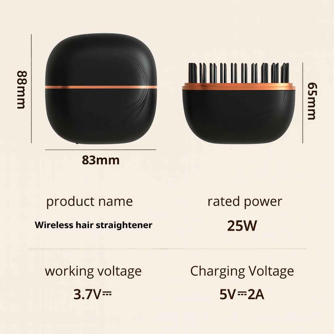 Bye Frizz, Hello Smooth – Girly Wireless Mini Comb You Must Carry Everywhere