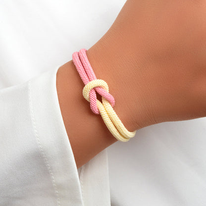 Colorful Handmade Braided Rope Wrap Lightweight Friendship Surfer Women Bracelet