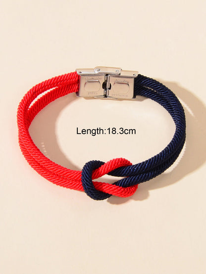 Colorful Handmade Braided Rope Wrap Lightweight Friendship Surfer Women Bracelet