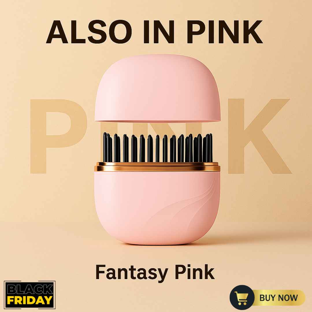 Bye Frizz, Hello Smooth – Girly Wireless Mini Comb You Must Carry Everywhere