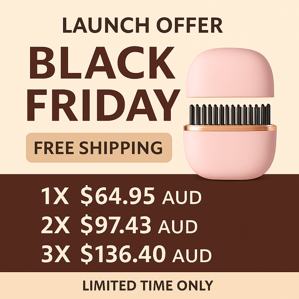 Bye Frizz, Hello Smooth – Girly Wireless Mini Comb You Must Carry Everywhere