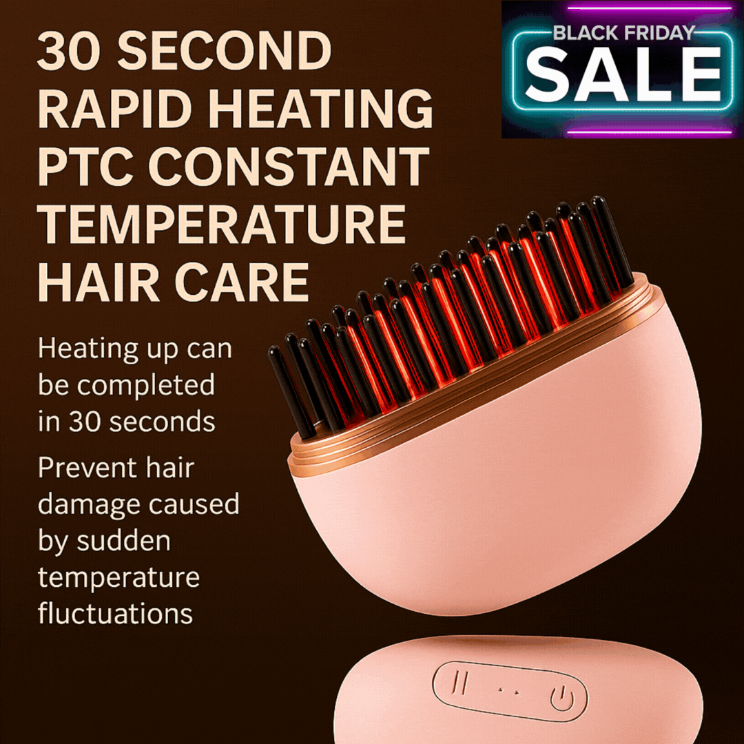 Bye Frizz, Hello Smooth – Girly Wireless Mini Comb You Must Carry Everywhere